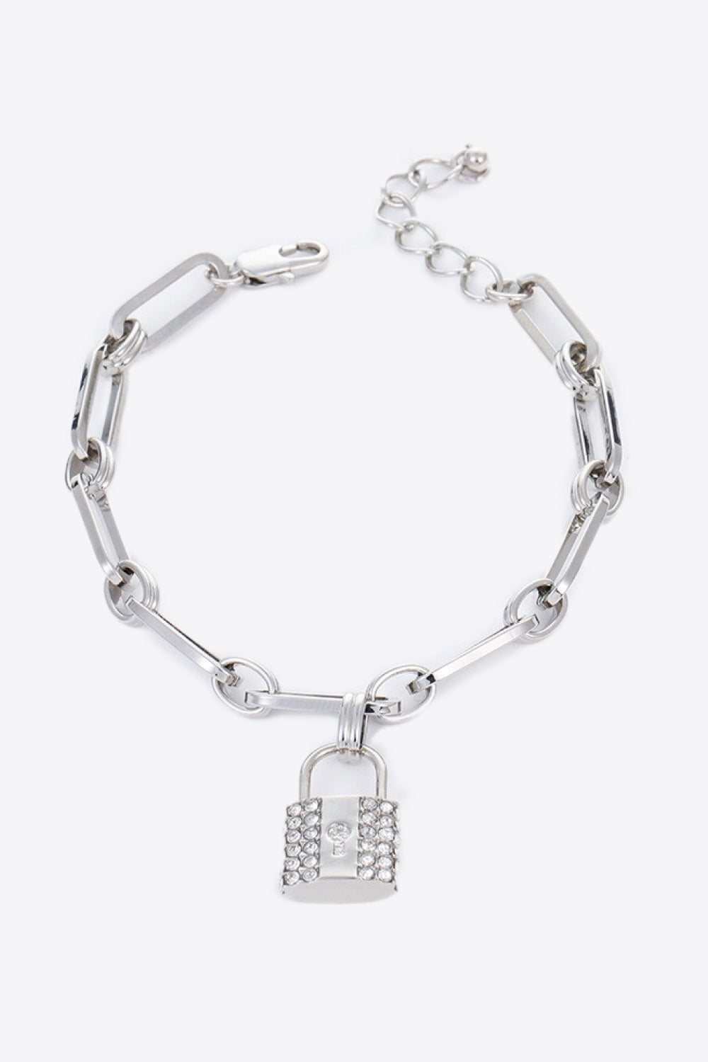 Lock Charm Chain Bracelet